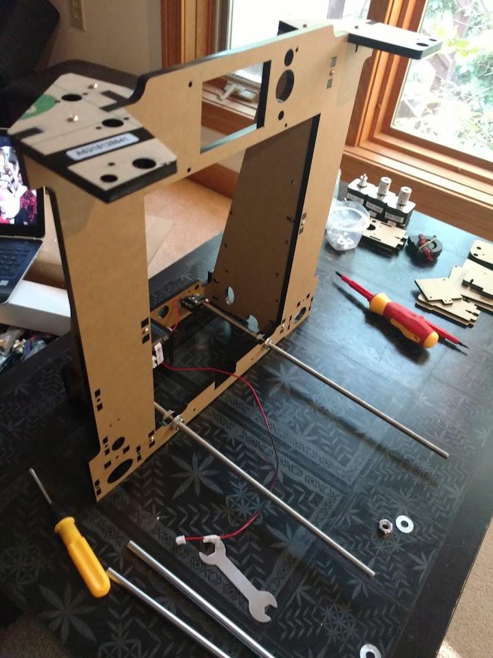 Figure 1: 3D printer - Stage 1 - January 2017