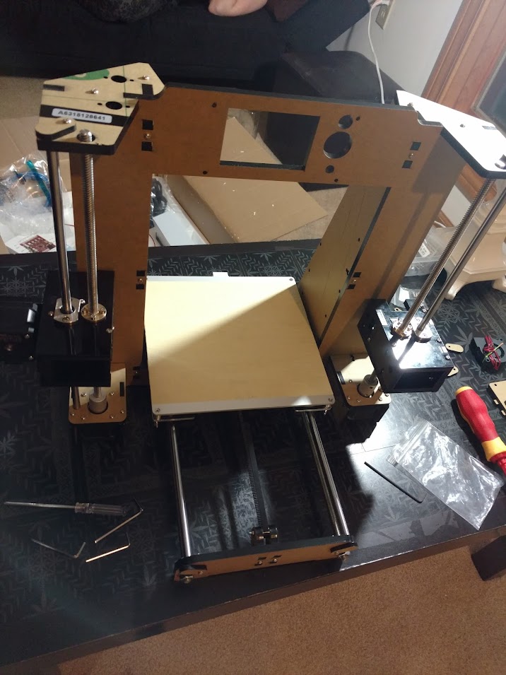 Figure 2: 3D printer - Stage 2 - January 2017